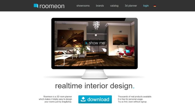 Home page Roomeon