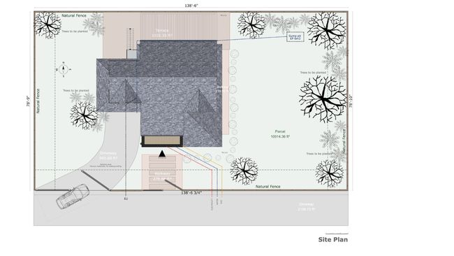 Site plan by Cedreo