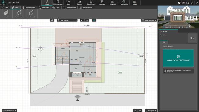 UI Cedreo - property lots