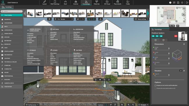 UI Cedreo - Furnishings step