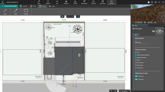 exemple plan de masse
