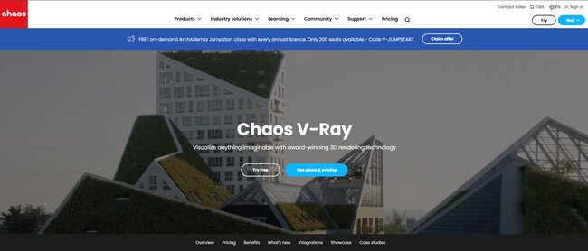 Home page V-Ray