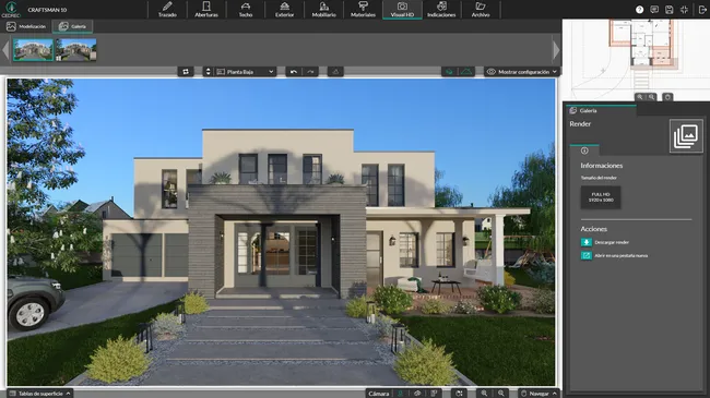 captura de pantalla
generación 3D con cedreo