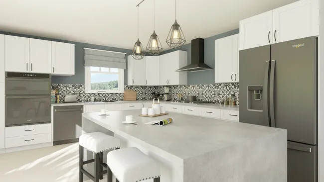 3D render of a kitchen by Cedreo